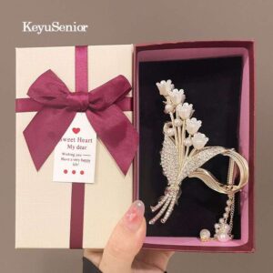 Satin Bow Floral Greeting Card & Gift Set